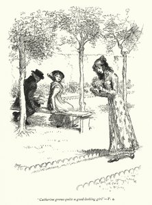Illustration für Northanger Abbey von Jane Austen von Hugh Thomson