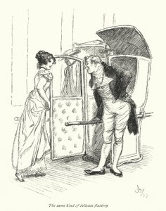 Illustration für Northanger Abbey von Jane Austen von Hugh Thomson