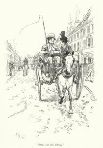 Illustration für Northanger Abbey von Jane Austen von Hugh Thomson