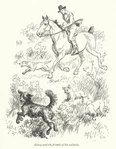 Illustration für Northanger Abbey von Jane Austen von Hugh Thomson