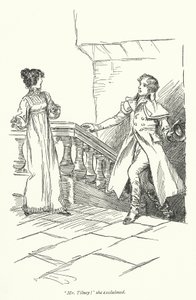 Illustration für Northanger Abbey von Jane Austen von Hugh Thomson