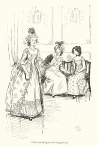 Illustration für Northanger Abbey von Jane Austen von Hugh Thomson