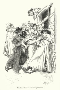 Illustration für Northanger Abbey von Jane Austen von Hugh Thomson