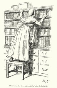 Illustration für Northanger Abbey von Jane Austen (Lithografie)