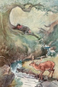 Illustration zu Shakespeares Wie es euch gefällt von Hugh Thomson