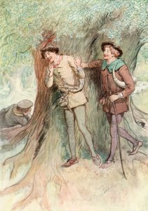 Illustration zu Shakespeares Wie es euch gefällt von Hugh Thomson