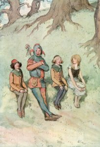 Illustration für Shakespeares Wie es euch gefällt von Hugh Thomson