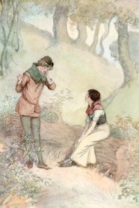 Illustration zu Shakespeares Wie es euch gefällt von Hugh Thomson