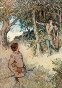 Illustration zu Shakespeares Wie es euch gefällt von Hugh Thomson