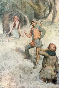 Illustration zu Shakespeares Wie es euch gefällt von Hugh Thomson