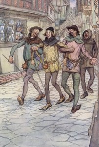 Illustration für Die Lustigen Weiber von Windsor von Hugh Thomson