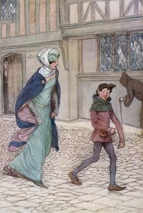Illustration für Die Lustigen Weiber von Windsor von Hugh Thomson