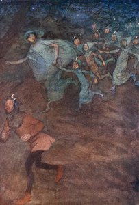 Illustration für Die lustigen Weiber von Windsor von Hugh Thomson