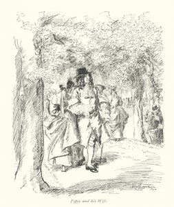 London: Pepys und seine Frau von Hugh Thomson
