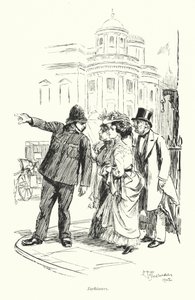 London: Touristen von Hugh Thomson