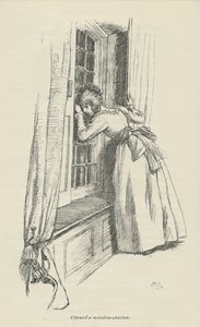 Ein Fensterladen geöffnet von Hugh Thomson