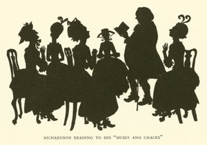Richardson liest seinen "Musen und Grazien" vor