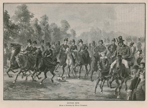 Rotten Row, Hyde Park, London von Hugh Thomson