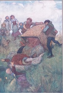 "In die Themse geworfen", Illustration aus 