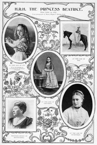 Prinzessin Beatrice, jüngstes Kind von Königin Victoria, 1901
