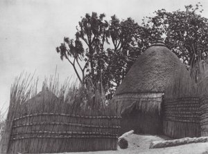 Afrika: Shilluk-Tempel von Hugo Adolf Bernatzik
