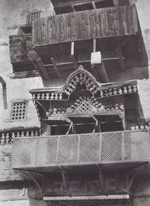 Afrika: Holz-Erkerfenster in Suakin von Hugo Adolf Bernatzik