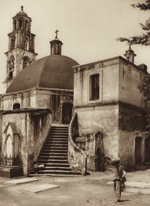 Mexiko: Kapelle auf dem Sacro Monte, Amecameca von Hugo Brehme