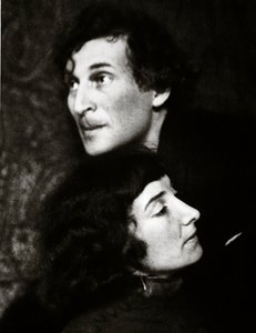 Marc und Bella Chagall (Sepia-Foto) von Hugo Erfurth