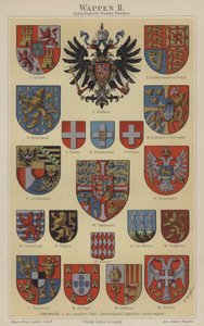 Wappen europäischer Länder von Hugo Gerard (after) Strohl