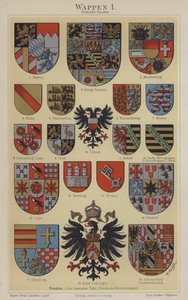 Wappen deutscher Staaten von Hugo Gerard (after) Strohl
