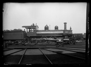 Dampflokomotive im Rangierbahnhof Tampere von Hugo Simberg