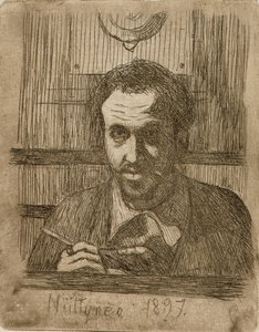 Selbstporträt II von Hugo Simberg