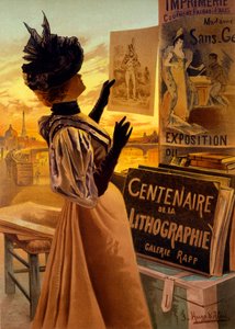 Hundert Jahre Lithographie in der Galerie Rapp, Paris von Hugo d