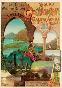 Touren in Connemara, Midland Great Western Railway of Ireland von Hugo d Alesi