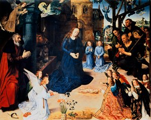 Anbetung der Hirten, 1476-1479 von Hugo van der Goes