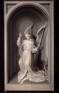 Engel der Verkündigung, Außentafel des Portinari-Triptychons von Hugo van der Goes