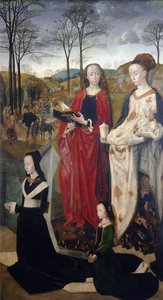 Portinari-Altar: Die Anbetung der Hirten (Detail)