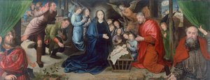 Die Anbetung der Hirten von Hugo van der Goes (1440-1482) von Hugo van der Goes