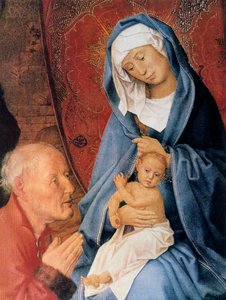 Die Anbetung der Könige (Detail), 15. Jahrhundert