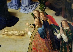 Der Portinari-Altar (Detail) von Hugo van der Goes