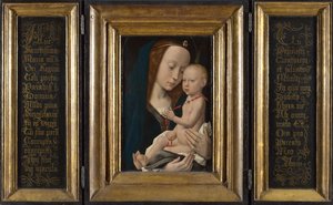 Jungfrau und Kind, ca. 1485 von Hugo van der, Goes