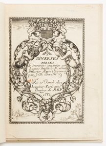 Titelseite, aus Diverses pièces de serruriers (Verschiedene Designs für Schlosser)