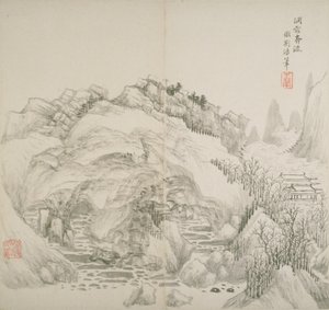 Album nach alten Meistern und Gedichten von Hui Wang