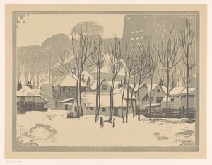 Vught im Schnee von Huib Luns
