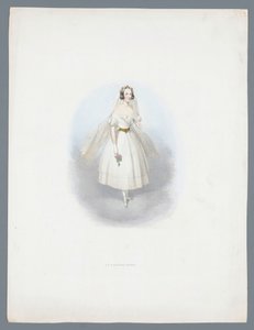 Frau im Brautkleid