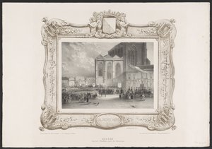 Umzug vom Rathaus zum Akademiegebäude, 1836 von Huib van Hove Bz