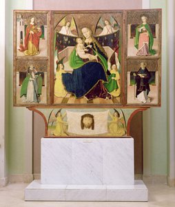 Altar der Jungfrau Maria aus Liptoszentandras, ca. 1480 von Hungarian School