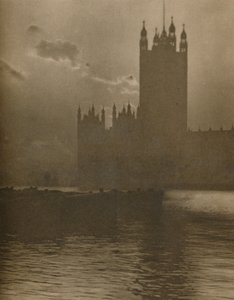 Schrein aus Stein, der das schlagende Herz des parlamentarischen Londons bedeckt, ca. 1935 von Huson
