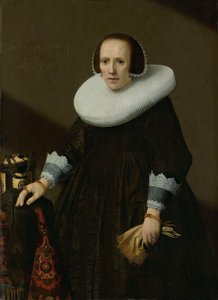 Porträt von Geertruyd Reael, Ehefrau von Philips Denijs