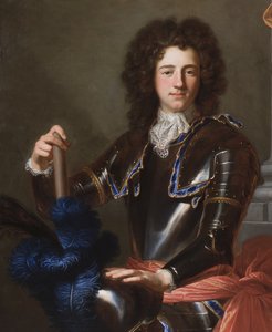 Detail des Porträts von Henry Bentinck, später 1. Herzog von Portland, 1699 (Detail) von Hyacinthe Francois Rigaud